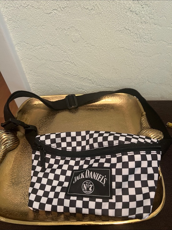 vintage’s Jack Daniel’s oldNo7Brand Fanny Other - #2070**Unisex’s Jack Daniel's Black & White Checkered Fanny Pack